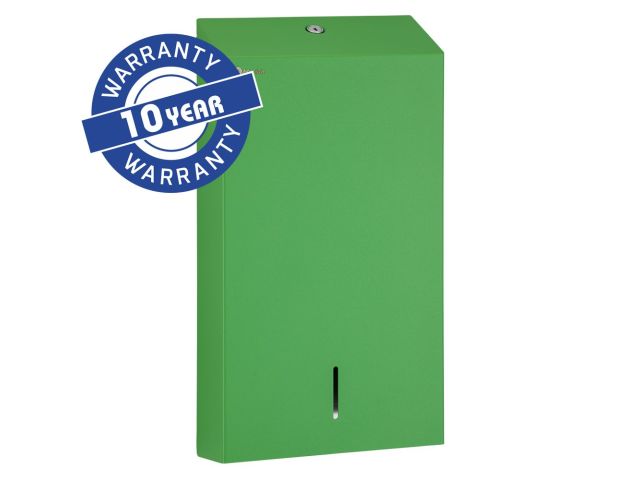 MERIDA STELLA GREEN LINE SLIM MEGA folded paper towel dispenser, green